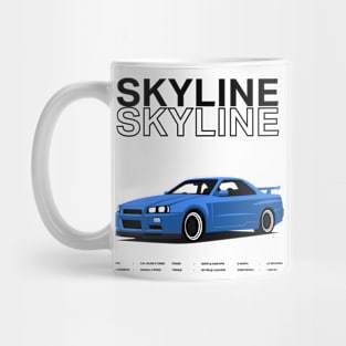 Skyline R34 Mug